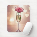 Recherche de champagne tapis souris Rose