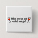 Zoek naar wijn humor buttons Glas