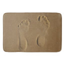 Zoek naar voetafdrukken badmatten Modern