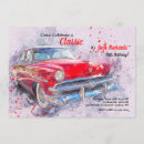 Recherche de voiture rouge classique invitations Automobile