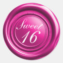 Recherche de rose fluorescent autocollants Brillant