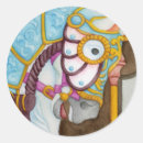 Recherche de cheval carrousel autocollants Amusement