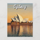 Recherche de sydney opera house cartes postales Coucher de soleil