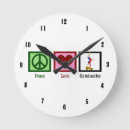 Recherche de gymnastique horloges Gymnaste
