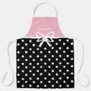 Recherche de points de polka tabliers Rose