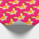 Recherche de petit renard papier cadeau Renards