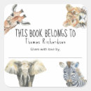 Recherche de le jungle de livre étiquettes Animaux safari