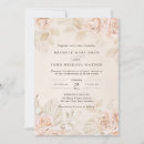 Recherche de beige roses mariage invitations Moderne
