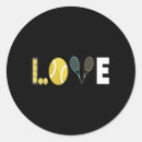 Recherche de racket autocollants Match de tennis