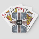 Recherche de drapeau rouge jeux de cartes Monogramme
