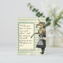 Recherche de pays des merveilles cartes postales À travers le miroir