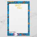 Zoek naar vissen briefpapier Gestreept