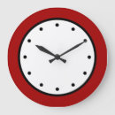 Recherche de rouge blanc noir horloges Minimaliste