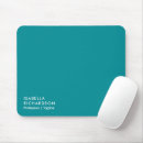 Recherche de turquoise simple tapis souris Tendance