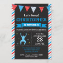 Zoek naar trampoline verjaardag uitnodigingen Kinderverjaardag