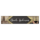 Zoek naar luipaarden naambordjes Cheetah