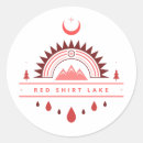 Recherche de lune rouge autocollants Boho