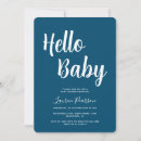 Recherche de bonjour bébé invitations Rustique