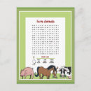 Recherche de animal ferme cartes postales Pour enfants