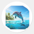 Recherche de mammifère marin autocollants Dauphin