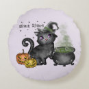 Recherche de sorcière mignonne coussins Chaton