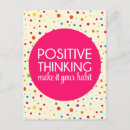 Recherche de slogan positif cartes postales Motivation