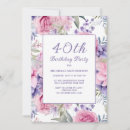 Recherche de fleuri invitations Fleurs violettes