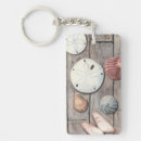Recherche de bord mer porteclés Dollar de sable
