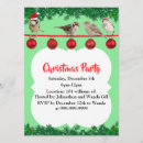 Recherche de oiseaux 14x19 invitations Vert