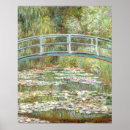 Zoek naar monet japanse brug posters Vijver