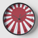 Recherche de japon horloges Drapeau japonais