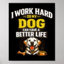 Zoek naar ik werk hard posters Kan
