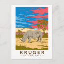 Recherche de rhinocéros cartes postales Afrique