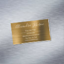 Recherche de or métallique cartes visite Pour elle