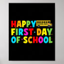Zoek naar buschauffeur posters Eerste schooldag