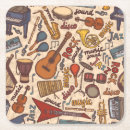Recherche de musicaux dessous de verres Motif