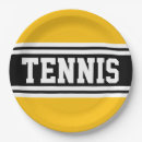 Recherche de tennis assiettes en papier Blanc