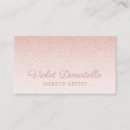 Recherche de lettrage main cartes visite Maquillage