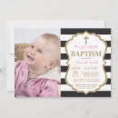 Recherche de rose et noir baptême invitations Croix