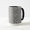Recherche de motif graphique géométrique tasses Tendance