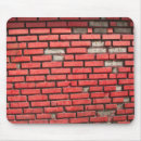 Recherche de mur briques tapis souris Rouge