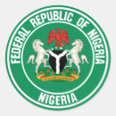Recherche de drapeau du nigéria autocollants Travel