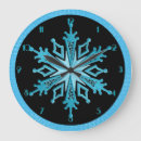 Recherche de flocons neige horloges Glace