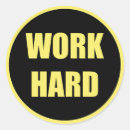 Zoek naar het harde werk stickers Positiviteit