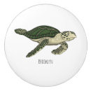 Recherche de tortue mer de boutons et poignées de porte Vert