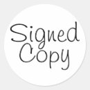 Recherche de roman autocollants Autographe
