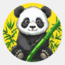 Zoek naar grappige panda stickers Vuilnisbak