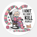 Zoek naar oma humor stickers Schattig