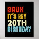 Recherche de anniversaire 20 ans posters Drôle