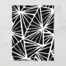 Recherche de abstrait noir et blanc cartes postales Formes